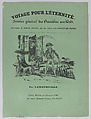Journey for Eternity, J. J. Grandville French, Lithograph on green paper