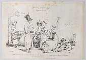 Mythological Gallery: Judgement of Paris, J. J. Grandville  French, Lithograph