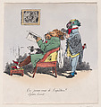 What do you think of the expedition?, from "Metamorphoses of the Day", J. J. Grandville  French, Hand-colored lithograph