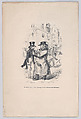 I tried to escape from this philological discussion, from "Little Miseries of Human Life", J. J. Grandville  French, Wood engraving