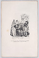 He rose like those small sea monsters that decorate the fountains, from "Little Miseries of Human Life", J. J. Grandville  French, Wood engraving