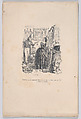 As the new Actaeon, I surprised Diana, not in her bath but with a dealer in the bathroom, from "Little Miseries of Human Life", J. J. Grandville  French, Wood engraving