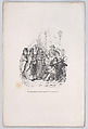 They began at once their frightful charivari, from "Little Miseries of Human Life", J. J. Grandville  French, Wood engraving