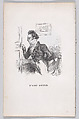 Robin, the Friend, from "The Complete Works of Béranger", J. J. Grandville French, Wood engraving