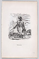 Psara, from "The Complete Works of Béranger", J. J. Grandville French, Wood engraving
