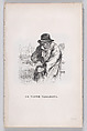The Old Vagabond, from "The Complete Works of Béranger", J. J. Grandville French, Wood engraving