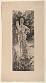 Spring, James Tissot French, Etching and drypoint; only state