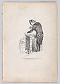 The Chameleon declares that he is happy and proud to be, as always, of the same opinion as everyone, from "Scenes from the Private and Public Life of Animals", J. J. Grandville French, Wood engraving
