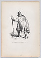 There are men who walk around begging on fertile ground, from "Scenes from the Private and Public Life of Animals", J. J. Grandville French, Wood engraving