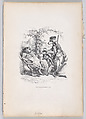 I was ignominiously arrested, from "Scenes from the Private and Public Life of Animals", J. J. Grandville  French, Wood engraving