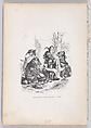 I urged them to eat some boiled eggs, from "Scenes from the Private and Public Life of Animals", J. J. Grandville  French, Wood engraving