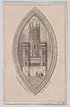 Admission Ticket for Fonthill Abbey, Thomas Stedman Whitwell  British, Engraving