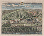 Barrington, The Seat of Edmond Bray, Esq., plate 131 from "The Ancient and Present State of Gloucestershire", Johannes Kip Dutch, Hand-colored etching and engraving