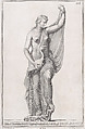 Plate IIII (4): Leda and the Swan, from "Museum Florentinum" (Statuae antiquae dorum et virorum illustrium), Cosimo Mogalli  Italian, Etching and engraving