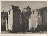 Old Hastings, Westley Manning British, Etching and aquatint; second state of two