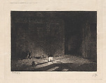 Interior of an Inn, Charles-François Daubigny (French, Paris 1817–1878 Paris), Etching; second state of three (Delteil)