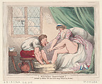 Washing Trotters, Thomas Rowlandson  British, Etching, hand-colored