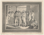 Melopoyn haranguing the Prisoners in the Fleet, Thomas Rowlandson British, Etching and aquatint