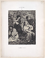 Les Folles Amoureuses, Narcisse-Virgile Diaz de la Peña  French, Lithograph