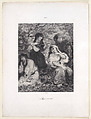 Les Folles Amoureuses, Narcisse-Virgile Diaz de la Peña  French, Lithograph