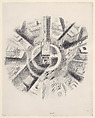 La Place de l'Etoile, Robert Delaunay  French, Lithograph