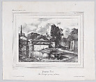 Turkish Landscape, Alexandre-Gabriel Decamps  French, Lithograph
