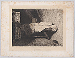 Death, Alexandre-Gabriel Decamps  French, Etching on chine collé