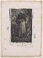 Old Beggar Woman, Alexandre-Gabriel Decamps  French, Etching with roulette and drypoint; second state of two