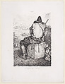 Pig Keeper, Alexandre-Gabriel Decamps  French, Etching; third state of three