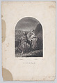 The Flight into Egypt, Jean Bein French, Engraving