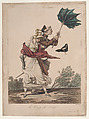 Le Coup de Vent, Louis Philibert Debucourt  French, Hand-colored etching and aquatint