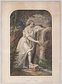 La Source, C. Derancourt French, Color lithograph