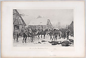 Arrest of an Ambulance Corps, George Barrie, Photogravure on chine collé