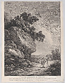 View of the Meillerie Mountains, Mme. Duchateau  French, Etching