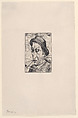Self-Portrait, André Derain French, Etching and drypoint