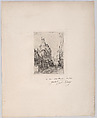 Passages des Vieilles Boucheries, Auguste Victor Deroy  French, Etching on laid paper
