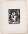 Paul and Virginia, Alexandre Joseph Desenne  French, Lithograph