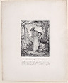 Paul and Virginia, Alexandre Joseph Desenne  French, Lithograph