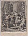 Astyanax taken from Andromache, Louis Desplaces  French, Engraving