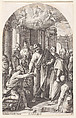 St. Peter and St. John Healing the Lame at the Gates of the Temple, plate 6 from "Les Tableaux de Rome, Les Eglises Jubilaires" (The Paintings of Rome, The Churches Jubilee), Jacques Callot French, Engraving; second state of two (Lieure)