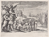 Assault on two Fortresses, Jacques Callot (French, Nancy 1592–1635 Nancy), Etching