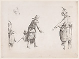L'Enrolement des Troupes (The Enlistment of the Troupes), from "La Vie de Ferdinand Ier de Médicis série appelée aussi Les Batailles des Médicis" (The Life of Ferdinand I de'Medici also called The Medici Battles), Jacques Callot French, Engraving