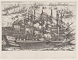 Naval Combat, Jacques Callot (French, Nancy 1592–1635 Nancy), Etching