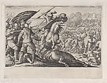 Défaite de la Cavalerie Turque (Defeat of the Turkish Cavalry), from "La Vie de Ferdinand Ier de Médicis série appelée aussi Les Batailles des Médicis" (The Life of Ferdinand I de'Medici also called The Medici Battles), Jacques Callot  French, Engraving; first state of two (Lieure)