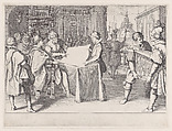 Restauration de L'Aqueduc de Pise (Restoring the Aqueduct in Pisa), from "La Vie de Ferdinand Ier de Médicis série appelée aussi Les Batailles des Médicis" (The Life of Ferdinand I de'Medici also called The Medici Battles), Jacques Callot (French, Nancy 1592–1635 Nancy), Engraving; first state of two (Lieure)