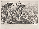 Défaite de la Cavalerie Turque (Defeat of the Turkish Cavalry), from La Vie de Ferdinand Ier de Médicis série appelée aussi Les Batailles des Médicis (The Life of Ferdinand I de'Medici also called The Medici Battles), Jacques Callot French, Engraving; first state of two (Lieure)