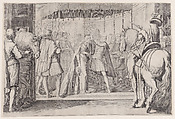 Copy of Couronnement de Christine de Lorraine, la Grande Duchesse (Coronation of the Grand Duchess, Christine de Lorraine), from "La Vie de Ferdinand Ier de Médicis série appelée aussi Les Batailles des Médicis" (The Life of Ferdinand I de'Medici also called The Medici Battles), Jacques Callot French, Engraving