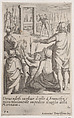 Francesco, from Scelta d'Alcuni Miracoli e Grazie della Santissima Nunziata di Firenze (Selection of Some Miracles and Graces that Occurred in the Church of the Annunziata in Florence), Jacques Callot French, Engraving; second state of two (Lieure)