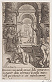 Domenico, from Scelta d'Alcuni Miracoli e Grazie della Santissima Nunziata di Firenze (Selection of Some Miracles and Graces that Occurred in the Church of the Annunziata in Florence), Jacques Callot French, Engraving; second state of two (Lieure)