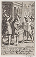 Gherardo, from Scelta d'Alcuni Miracoli e Grazie della Santissima Nunziata di Firenze (Selection of Some Miracles and Graces that Occurred in the Church of the Annunziata in Florence), Jacques Callot French, Engraving; second state of two (Lieure)